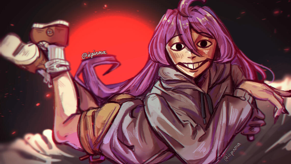 An illustration featuring my OC, Maxi