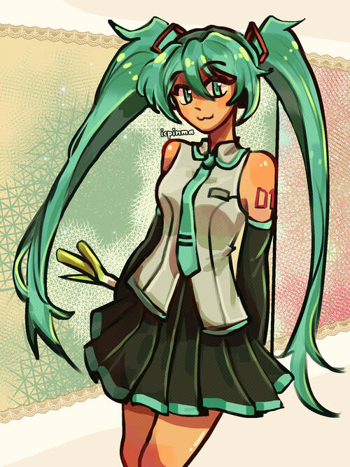 Fanart of Hatsune Miku